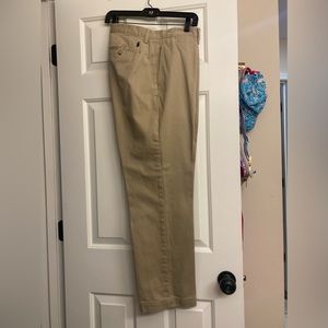 Polo Classic Fit, flat front, Bedford chino.  Worn once and dry cleaned. EUC